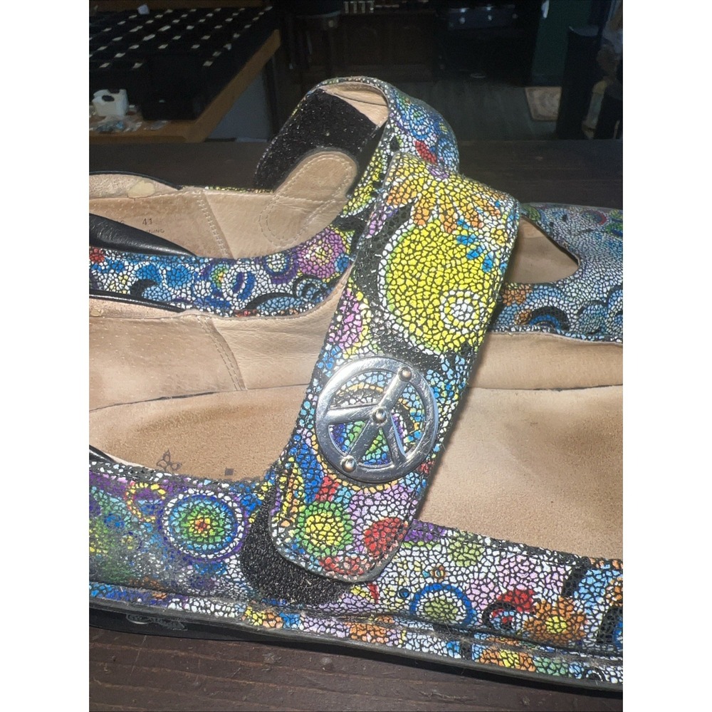 Alegria Women's Shoes Sz 41 / 10.5 Paloma Hippie Chic Dottie Peace PAL-356 - Picture 4 of 9